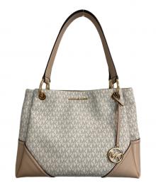 MICHAEL KORS（マイケルコース）の古着「ニコル ラージ ショルダー トート」｜ホワイト