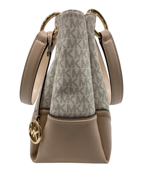 MICHAEL KORS（マイケルコース）MICHAEL KORS (マイケルコース) ニコル ラージ ショルダー トート ホワイトの古着・服飾アイテム