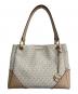 MICHAEL KORS（マイケルコース）の古着「ニコル ラージ ショルダー トート」｜ホワイト