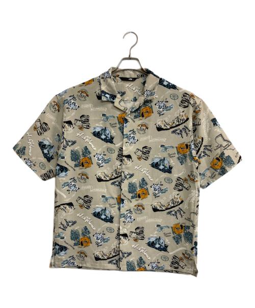 THE NORTH FACE（ザ ノース フェイス）THE NORTH FACE (ザ ノース フェイス) S/S Aloha Vent Shirt ベージュ サイズ:Ⅼの古着・服飾アイテム