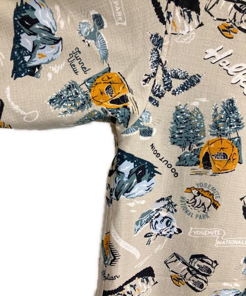 THE NORTH FACE（ザ ノース フェイス）THE NORTH FACE (ザ ノース フェイス) S/S Aloha Vent Shirt ベージュ サイズ:Ⅼの古着・服飾アイテム