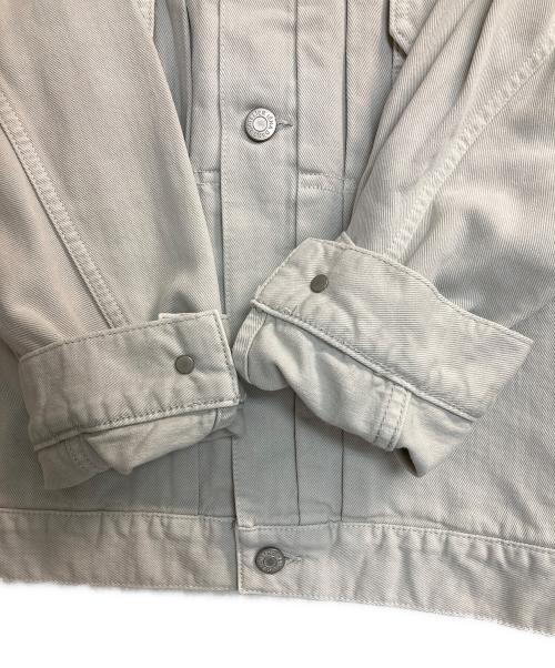 L'ATELIER DENIM D'IENA（ラトリエ デニム ディエナ）L'ATELIER DENIM D'IENA (ラトリエ デニム ディエナ) カットオフデニムトラッカージャケット グレー サイズ:38の古着・服飾アイテム
