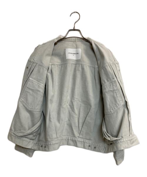 L'ATELIER DENIM D'IENA（ラトリエ デニム ディエナ）L'ATELIER DENIM D'IENA (ラトリエ デニム ディエナ) カットオフデニムトラッカージャケット グレー サイズ:38の古着・服飾アイテム