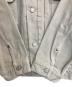 中古・古着 L'ATELIER DENIM D'IENA (ラトリエ デニム ディエナ) カットオフデニムトラッカージャケット グレー サイズ:38：4000円