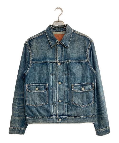 RRL（ダブルアールエル）RRL (ダブルアールエル) TYPE 2ND DENIM TRUCKER JACKET インディゴ サイズ:Mの古着・服飾アイテム