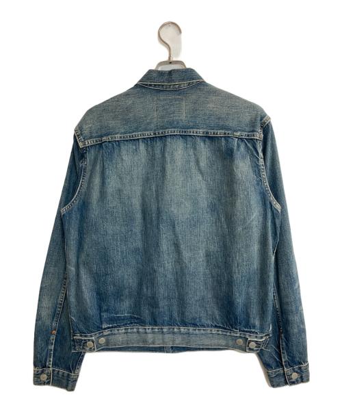 RRL（ダブルアールエル）RRL (ダブルアールエル) TYPE 2ND DENIM TRUCKER JACKET インディゴ サイズ:Mの古着・服飾アイテム