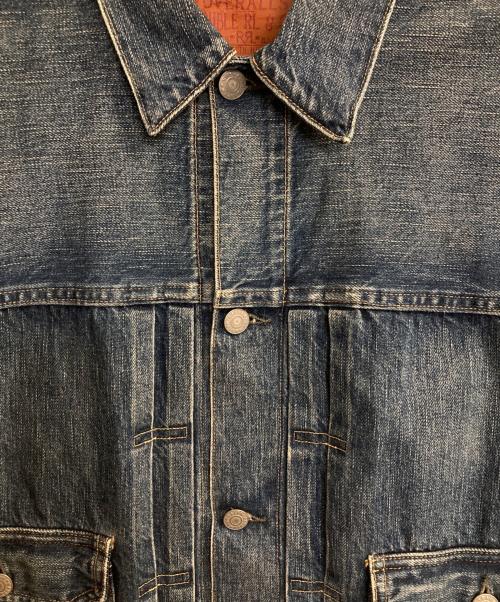 RRL（ダブルアールエル）RRL (ダブルアールエル) TYPE 2ND DENIM TRUCKER JACKET インディゴ サイズ:Mの古着・服飾アイテム