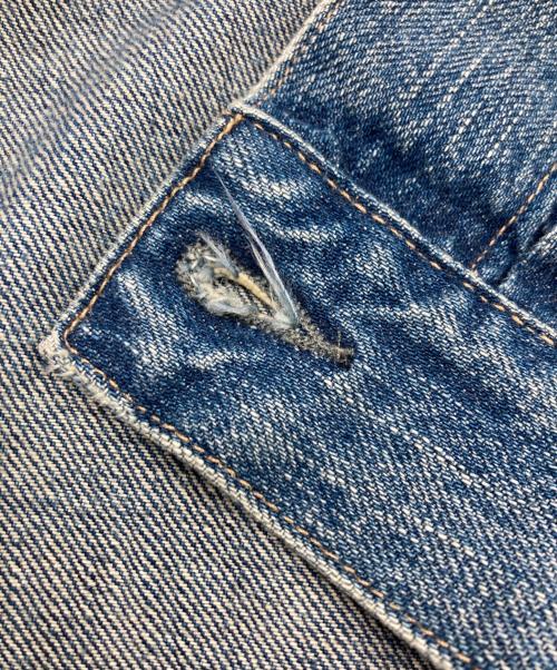 RRL（ダブルアールエル）RRL (ダブルアールエル) TYPE 2ND DENIM TRUCKER JACKET インディゴ サイズ:Mの古着・服飾アイテム