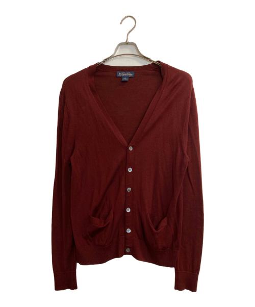 BROOKS BROTHERS（ブルックスブラザーズ）BROOKS BROTHERS (ブルックスブラザーズ) melino wool cardigan ブラウン サイズ:Ｍの古着・服飾アイテム