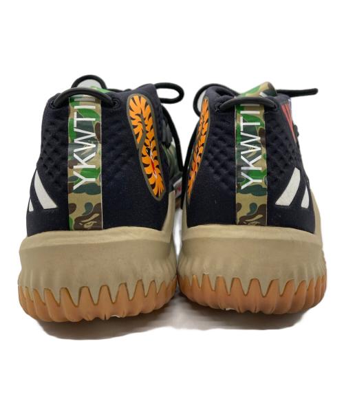 A BATHING APE（アベイシングエイプ）A BATHING APE (アベイシングエイプ) adidas (アディダス) DAME4 カーキ サイズ:US9の古着・服飾アイテム