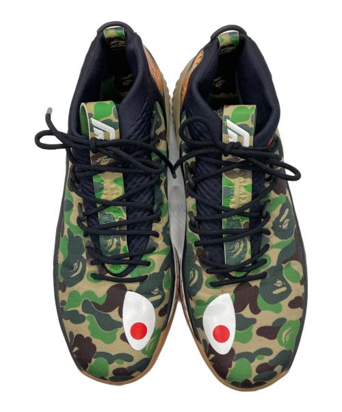 A BATHING APE（アベイシングエイプ）A BATHING APE (アベイシングエイプ) adidas (アディダス) DAME4 カーキ サイズ:US9の古着・服飾アイテム