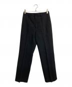 AURALEEオーラリー）の古着「TENSE WOOL DOUBLE CLOTH SLACKS」｜ブラック