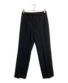 AURALEE（オーラリー）の古着「TENSE WOOL DOUBLE CLOTH SLACKS」｜ブラック