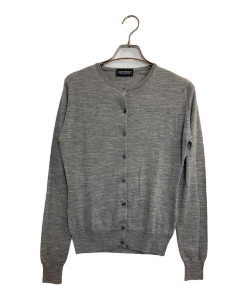 JOHN SMEDLEY（ジョンスメドレー）JOHN SMEDLEY (ジョンスメドレー) ウールニットカーディガン グレー サイズ:Sの古着・服飾アイテム