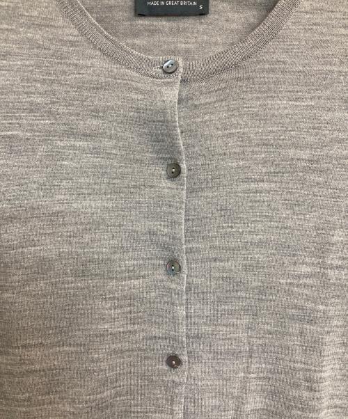 JOHN SMEDLEY（ジョンスメドレー）JOHN SMEDLEY (ジョンスメドレー) ウールニットカーディガン グレー サイズ:Sの古着・服飾アイテム