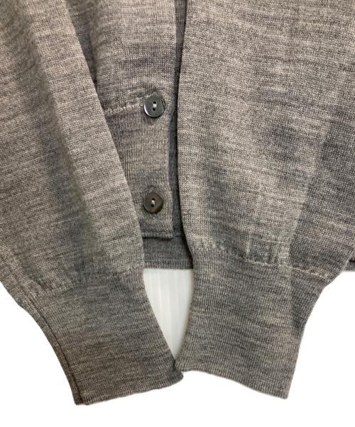 JOHN SMEDLEY（ジョンスメドレー）JOHN SMEDLEY (ジョンスメドレー) ウールニットカーディガン グレー サイズ:Sの古着・服飾アイテム