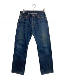 THE FLAT HEAD（ザ・フラットヘッド）の古着「3005XXセルビッチレギュラーストレートデニムパンツ」｜インディゴ