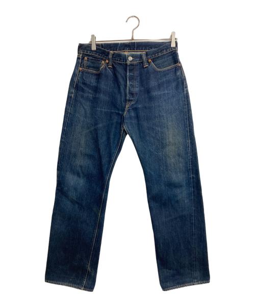 THE FLAT HEAD（ザ・フラットヘッド）THE FLAT HEAD (ザ・フラットヘッド) 3005XXセルビッチレギュラーストレートデニムパンツ インディゴ サイズ:W33の古着・服飾アイテム