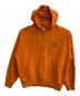 KEBOZ（ケボズ）の古着「BB SMALL WAPPEN SWEAT FULL ZIP HOODIE」｜オレンジ