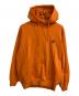 KEBOZ（ケボズ）の古着「BB SMALL WAPPEN SWEAT HOODIE」｜オレンジ