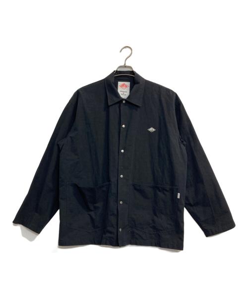DANTON（ダントン）DANTON (ダントン) コットンリネンカバーオールシャツ ネイビー サイズ:40の古着・服飾アイテム