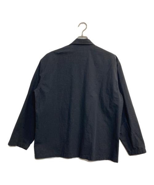 DANTON（ダントン）DANTON (ダントン) コットンリネンカバーオールシャツ ネイビー サイズ:40の古着・服飾アイテム