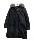 WOOLRICHウールリッチ）の古着「BOWBRIDGE COAT/ファー付ダウンコート」｜ブラック