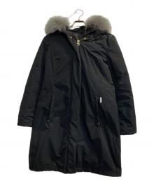 WOOLRICH（ウールリッチ）の古着「BOWBRIDGE COAT/ファー付ダウンコート」｜ブラック