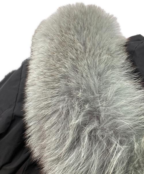 WOOLRICH（ウールリッチ）WOOLRICH (ウールリッチ) BOWBRIDGE COAT/ファー付ダウンコート ブラック サイズ:ＸＳの古着・服飾アイテム