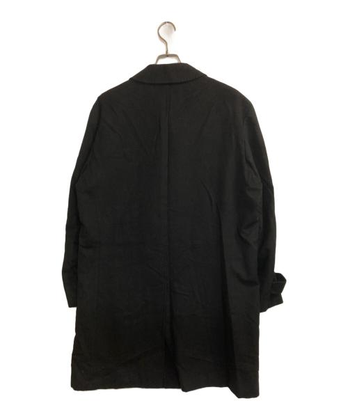 BURBERRY LONDON（バーバリーロンドン）BURBERRY LONDON (バーバリーロンドン) カシミヤシルクステンカラーコート ブラック サイズ:ＸＬの古着・服飾アイテム