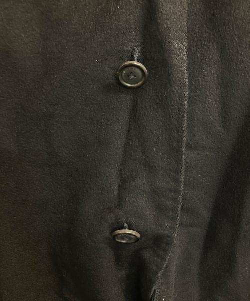 BURBERRY LONDON（バーバリーロンドン）BURBERRY LONDON (バーバリーロンドン) カシミヤシルクステンカラーコート ブラック サイズ:ＸＬの古着・服飾アイテム
