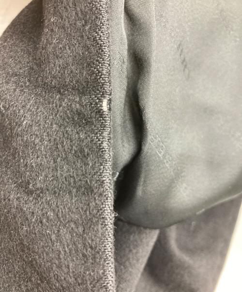 BURBERRY LONDON（バーバリーロンドン）BURBERRY LONDON (バーバリーロンドン) カシミヤシルクステンカラーコート ブラック サイズ:ＸＬの古着・服飾アイテム