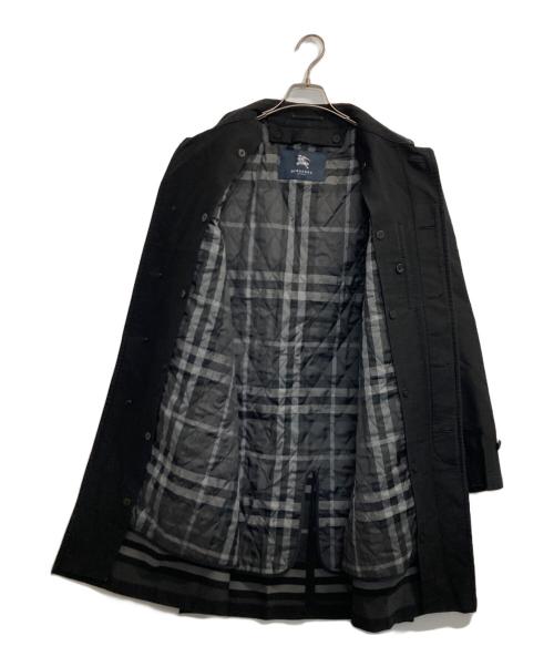 BURBERRY LONDON（バーバリーロンドン）BURBERRY LONDON (バーバリーロンドン) ライナー付ステンカラーコート ブラック サイズ:ＸＬの古着・服飾アイテム
