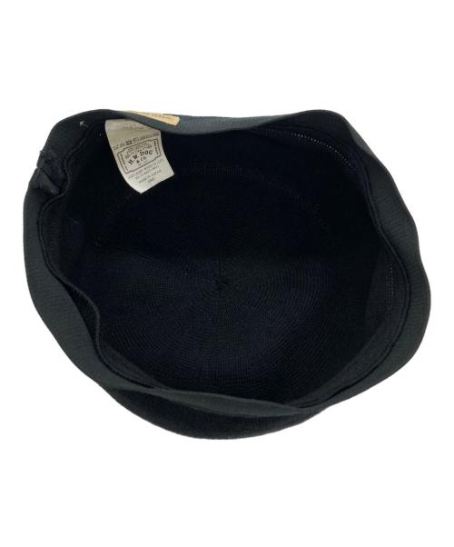 THE H.W.DOG&CO.（エイチダブリュードッグアンドコー）THE H.W.DOG&CO. (エイチダブリュードッグアンドコー) ベレー帽 ブラックの古着・服飾アイテム