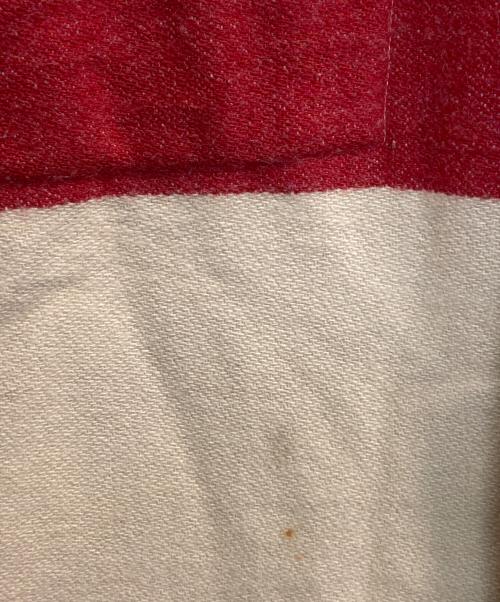 WOOLRICH（ウールリッチ）WOOLRICH (ウールリッチ) マルチボーダーウールフーデッドコート アイボリー サイズ:記載なし(実寸サイズ参考)の古着・服飾アイテム