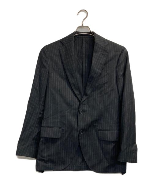 LARDINI（ラルディーニ）LARDINI (ラルディーニ) セットアップストライプスーツ グレー サイズ:46の古着・服飾アイテム