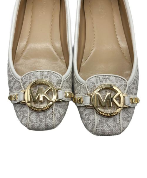 MICHAEL KORS（マイケルコース）MICHAEL KORS (マイケルコース) ドライビングシューズ ブラウン×アイボリー サイズ:25cmの古着・服飾アイテム