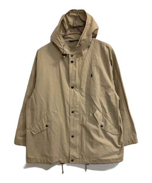 POLO RALPH LAUREN（ポロ・ラルフローレン）POLO RALPH LAUREN (ポロ・ラルフローレン) 80s-90s boy's hooded jacket ベージュ サイズ:170の古着・服飾アイテム