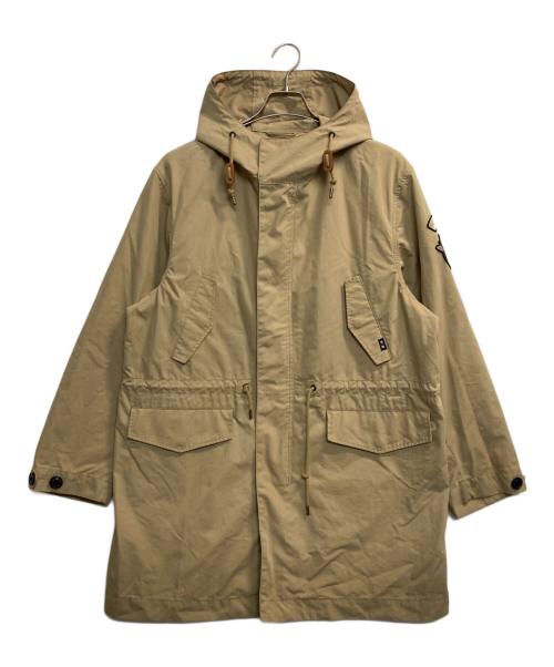 VAN JAC（ヴァン・ヂャケット）VAN JAC (ヴァン・ヂャケット) フーデッドコート ベージュ サイズ:ＬＬの古着・服飾アイテム