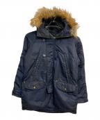 AVIREXアヴィレックス）の古着「N-3B COMMERCIAL FLIGHT JACKET」｜ネイビー