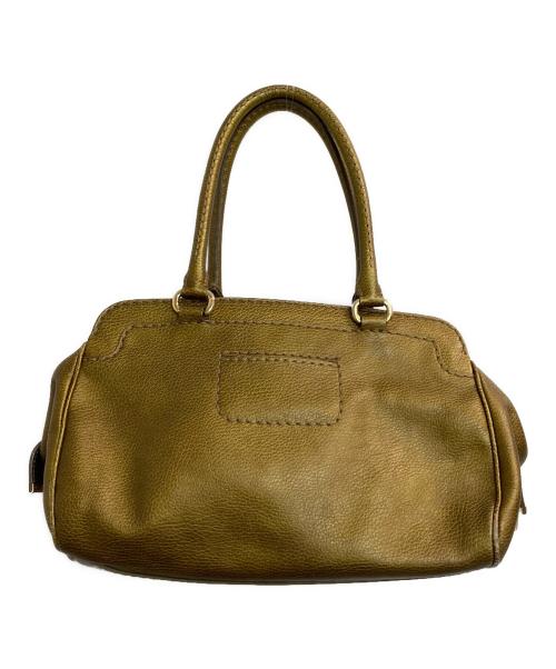 TOD'S（トッズ）TOD'S (トッズ) レザーハンドバッグ オリーブの古着・服飾アイテム