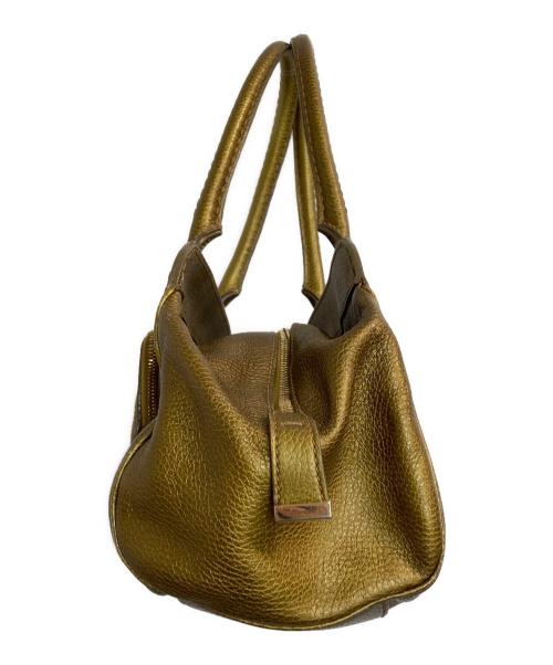 TOD'S（トッズ）TOD'S (トッズ) レザーハンドバッグ オリーブの古着・服飾アイテム