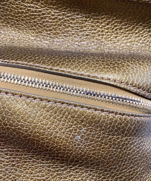 TOD'S（トッズ）TOD'S (トッズ) レザーハンドバッグ オリーブの古着・服飾アイテム