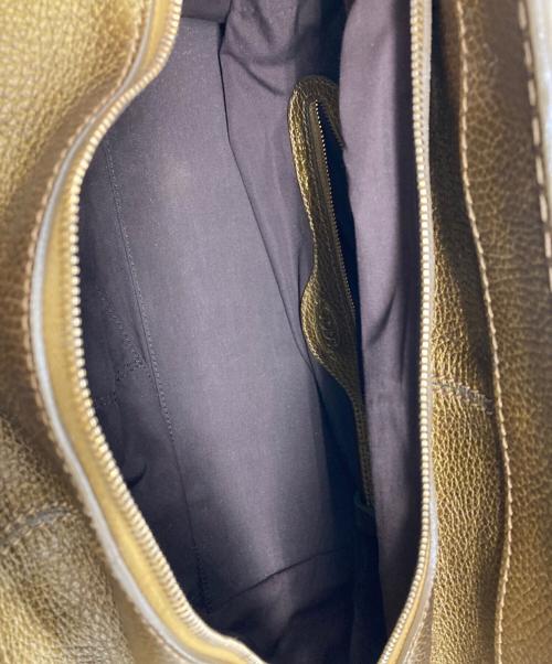 TOD'S（トッズ）TOD'S (トッズ) レザーハンドバッグ オリーブの古着・服飾アイテム