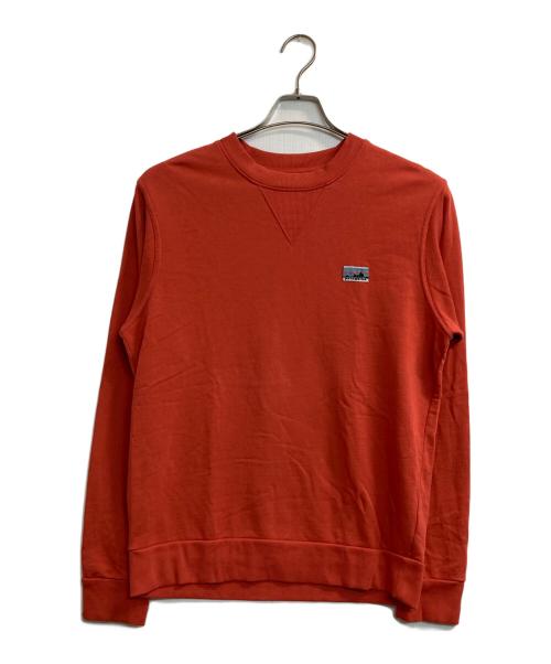 Patagonia（パタゴニア）Patagonia (パタゴニア) Regenerative Organic Cotton Crewneck Sweat オレンジ サイズ:Sの古着・服飾アイテム