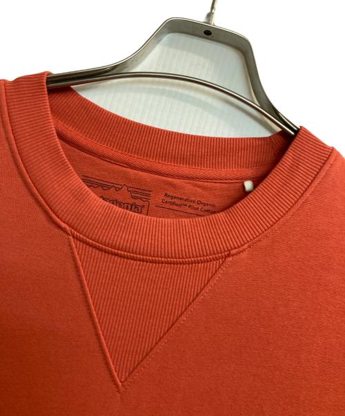Patagonia（パタゴニア）Patagonia (パタゴニア) Regenerative Organic Cotton Crewneck Sweat オレンジ サイズ:Sの古着・服飾アイテム