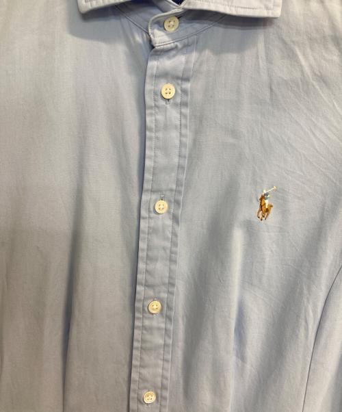 POLO RALPH LAUREN（ポロ・ラルフローレン）POLO RALPH LAUREN (ポロ・ラルフローレン) シャツワンピース スカイブルーの古着・服飾アイテム