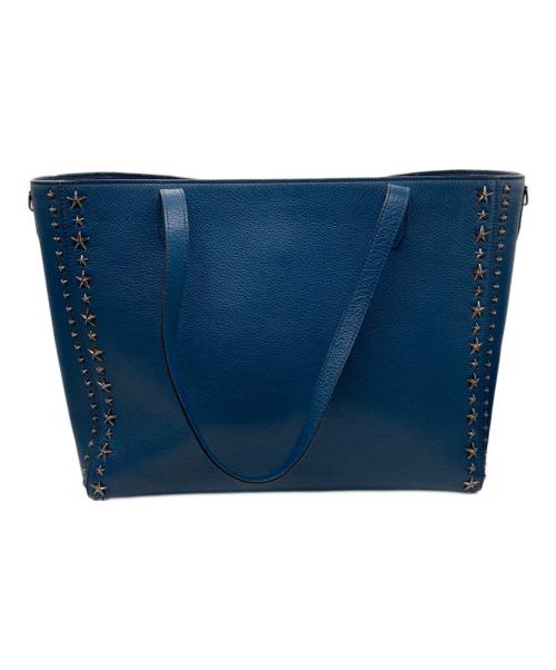 JIMMY CHOO（ジミーチュウ）JIMMY CHOO (ジミーチュウ) DEELAN トートバック ネイビーの古着・服飾アイテム