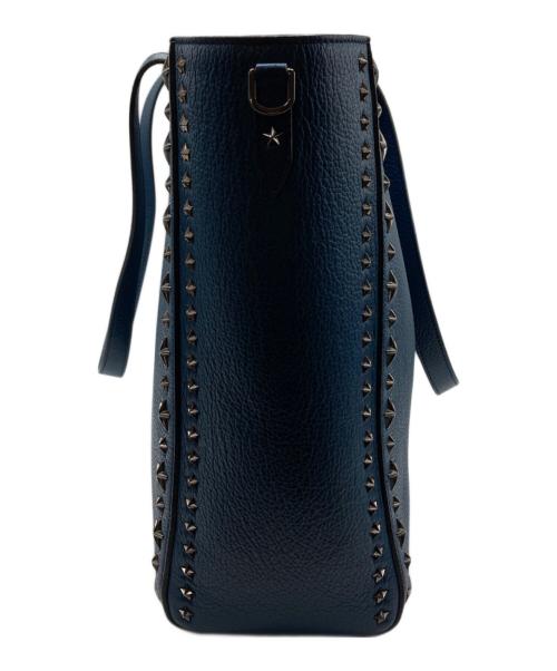 JIMMY CHOO（ジミーチュウ）JIMMY CHOO (ジミーチュウ) DEELAN トートバック ネイビーの古着・服飾アイテム