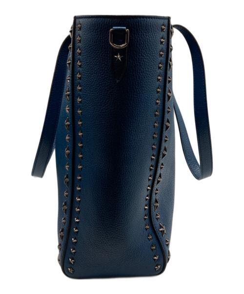 JIMMY CHOO（ジミーチュウ）JIMMY CHOO (ジミーチュウ) DEELAN トートバック ネイビーの古着・服飾アイテム